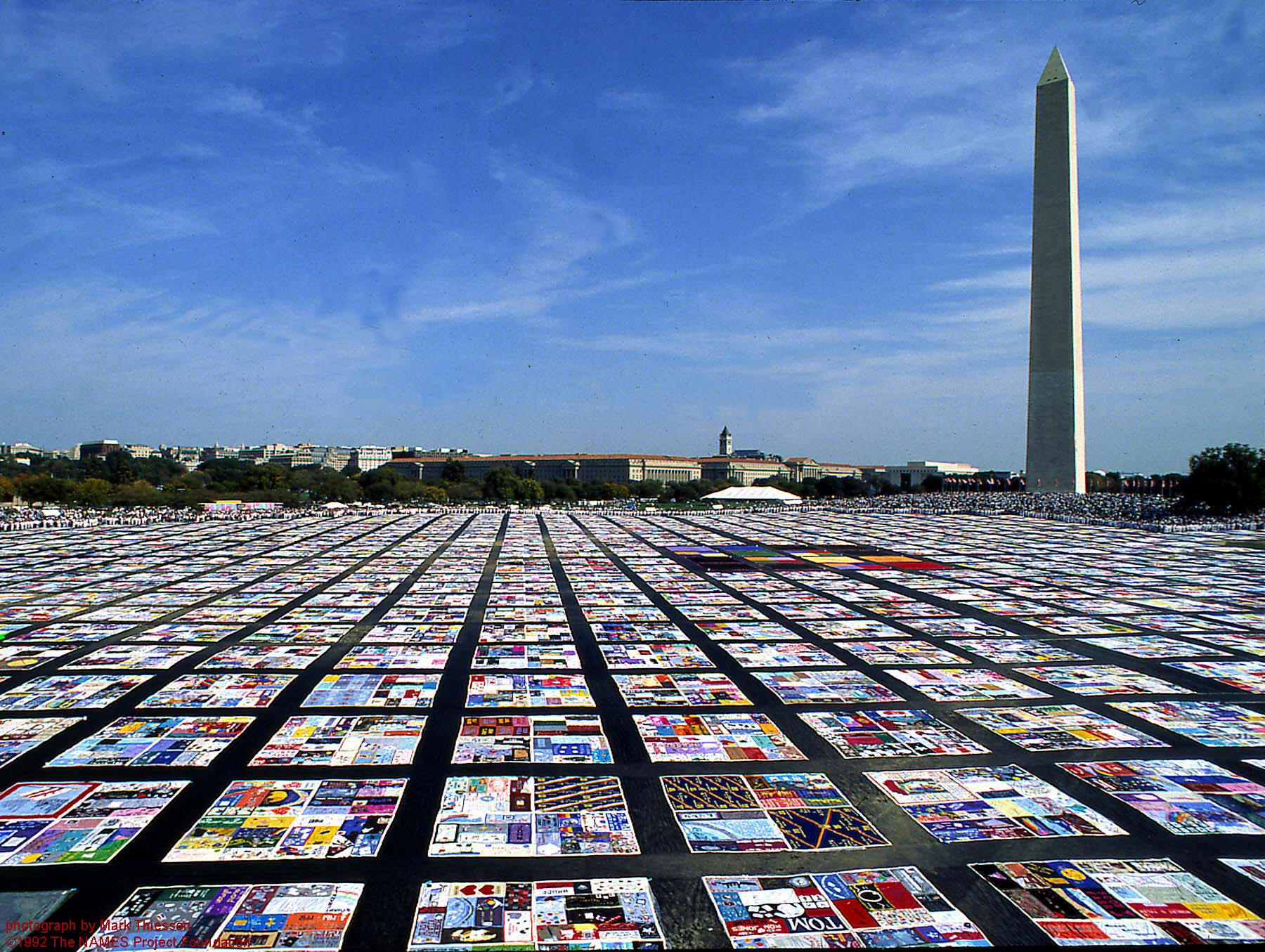AIDS Memorial Quilt on National Mall
